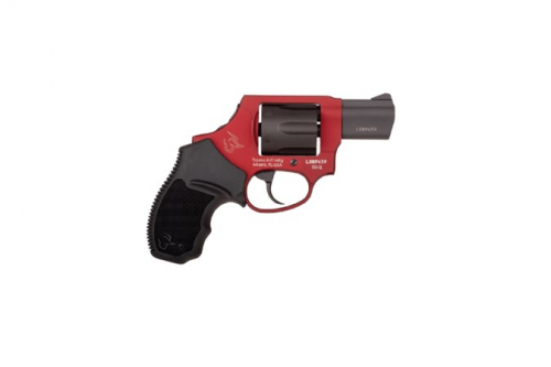 Taurus 856 Ultra-Lite Black/Red Concealed Hammer 38 Special Revolver