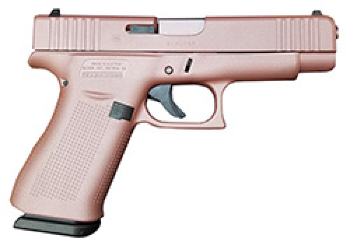 Glock - G48, 9mm, 4.17 Barrel, Fixed Sights, Rose Gold, Rose Gold Pvd barrel, 10rd