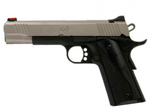 Kimber Stainless LW 9mm, 5, Two-Tone Pistol, White Dot Rear/Red Fiber Optic Sights, 9rd Magazine, Black Laminate Wood Grips