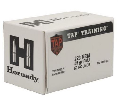 Hornady Training Full Metal Jacket 223 Remington Ammo 50 Round Box