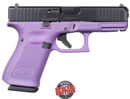 Glock 19 G5 9MM 15Rd Purple/Black 4.02in.