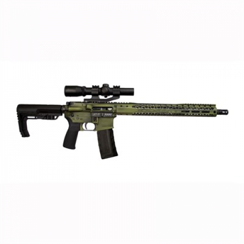 Black Rain Ordnance Spec15 Tac30 Bazooka Green 223 Rem/5.56 NATO 16 30rd w/Burris Tac30 Optic