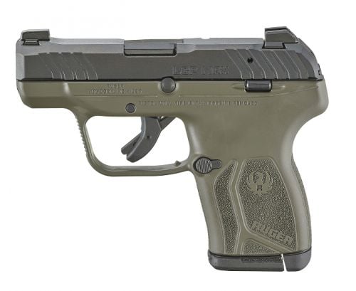 Ruger LCP Max Green/Black 380 ACP Pistol