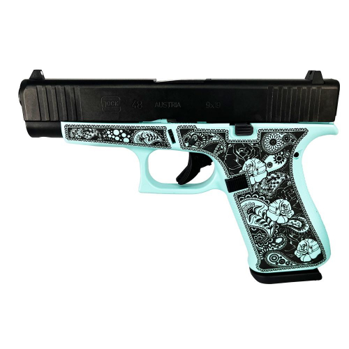 Glock 48 9mm 10rd Tiffany Paisley Frame