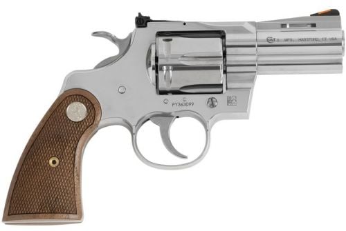 Colt Python .357 Magnum 2.5 Stainless, Walnut Grips, 6 Shot
