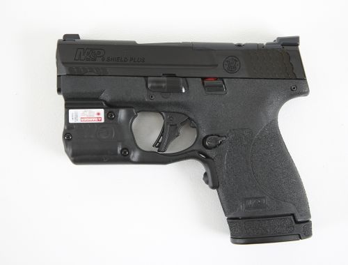 Smith & Wesson M&P Shield Plus w/Green CT Laserguard Pro 9mm Semi Auto Pistol
