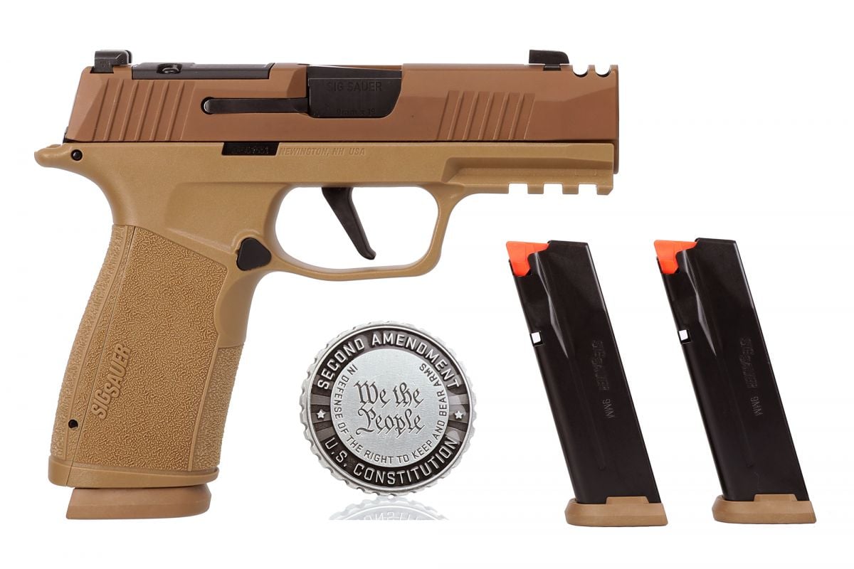 Sig Sauer P365X-MACRO Compact 9mm 2A Edition Coyote Tan 17+1