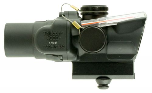Trijicon ACOG 1.5x16S 1.5x 16mm Obj 39 ft @ 100 yds FOV Black Dual Illum