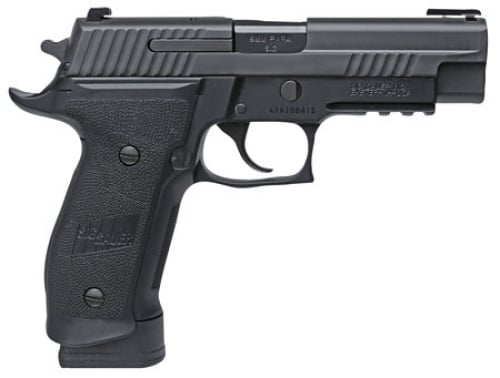 Sig Sauer P226 Tacops Single/Double 9mm 4.4 10+1 Black Polymer Mag