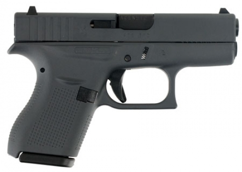 Glock UI4250201SNP G42 Subcompact Double 380 Automatic Colt Pistol (ACP) 3.25 6+1 Gray Polymer Grip/Frame Grip Gray