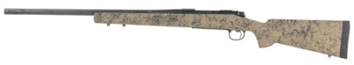 Remington Firearms 700 5-R Gen 2 6.5 Creedmoor 4+1 24 Sand with Black Webbing Fixed HS Precision with Aluminum Bedding St