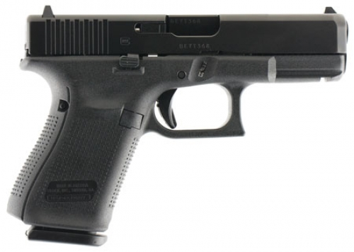 Glock G19 Gen5 Double Action 9mm 4.02 10+1 FS Black Interchangeable B