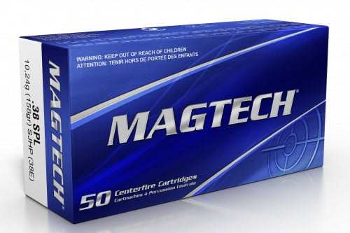 Magtech .38 Spc 158 Grain Semi-Jacketed Hollow Point