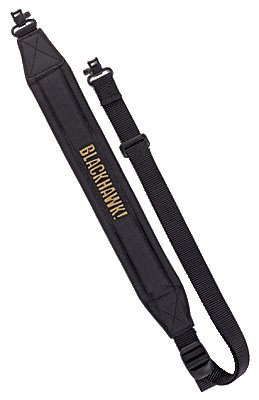 BlackHawk Black Padded Nylon Rifle Sling w/Swivels