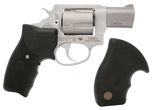 Taurus Model 85 Ultra-Lite Stainless with Crimson Trace Laser 38 Special Revolver