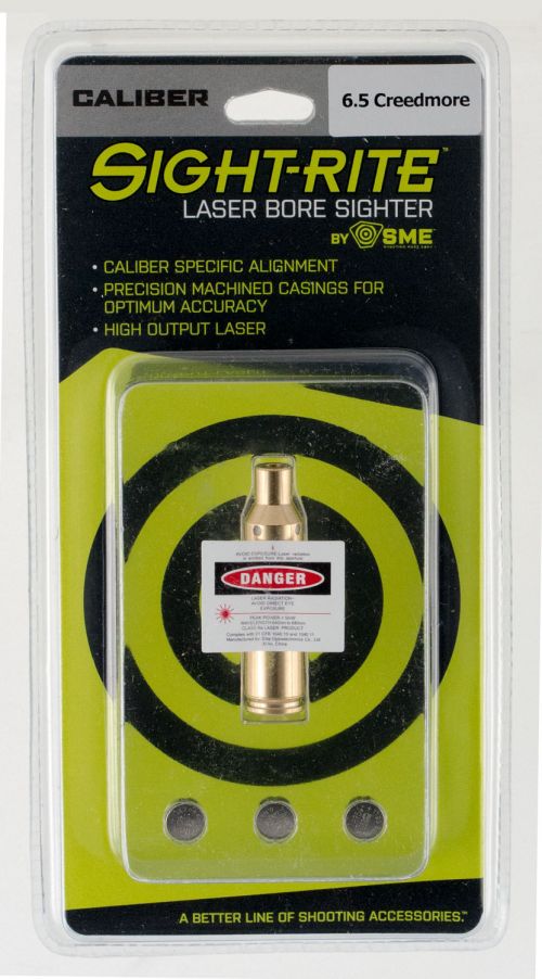 SME Sight-Rite Laser Bore Sighting System 6.5 Creedmoor Brass