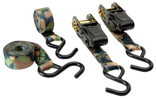 HME CAMO RATCHET STRAPS 4PK