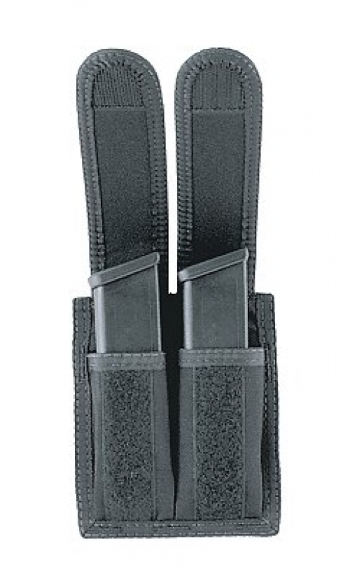 U. Mikes DBL MAG POUCH VELCRO Black
