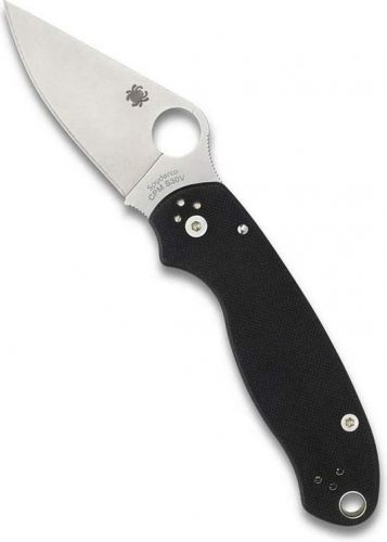 SPYDERCO PARA 3 G10 BLK PLAINEDGE