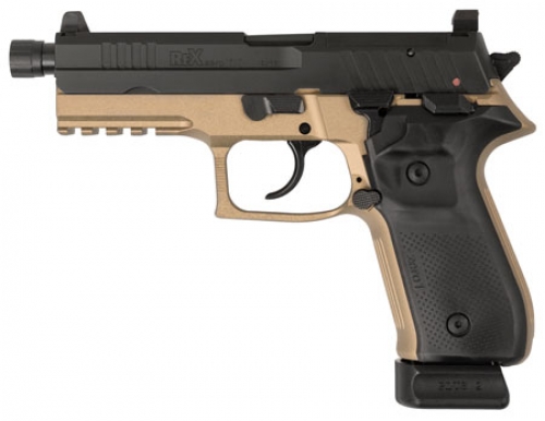 AREX REX ZERO Tactical 9MM BLK/FDE 20RD