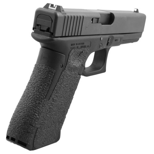 Talon Grips 384R Adhesive Grip Textured Black Rubber for Glock 19,23,25,32,38,44 Gen5 with Large Backstrap