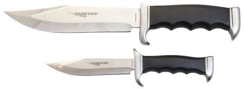 2pc Bowie Knife Set- Black Pak