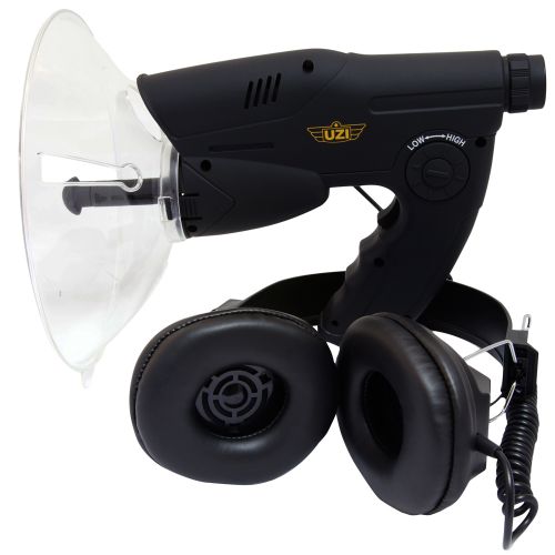 Uzi Observation Device w/ sound collecting dish - black