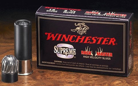 Winchester Rackmaster 12 Ga. 2 3/4 Lead Rifle Slug