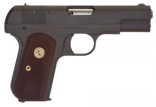 Colt by US Armament 1903P 1903 Pocket Hammerless 32 ACP Caliber with 3.75 Barrel, 8+1 Capacity, Overall Black Parkerized Finish