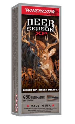 Winchester Deer Season XP 450 Bushmaster 250gr Extreme Point Polymer Tip 20rd box