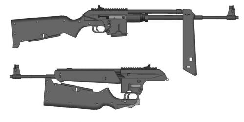 Kel-Tec CNC 10 + 1 223 REM. SEMI-AUTOMATIC W/19 BARREL & GREEN