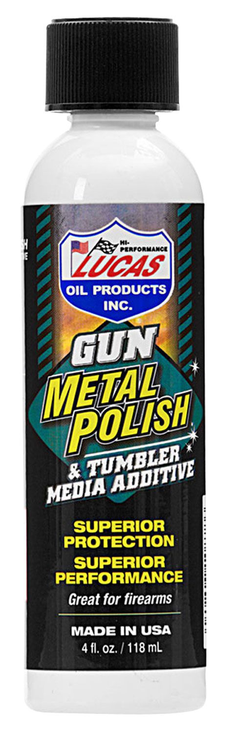 Lucas Oil Gun Metal Polish 4 oz Bottle