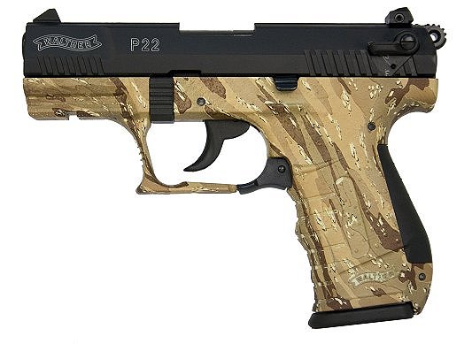 Walther Arms P22 .22 3.4 Desert Camo