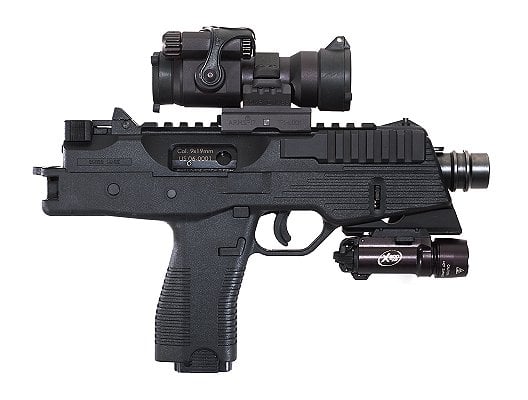 DS Arms Black Tactical 9MM Pistol w/5 Barrel/Picatinny Rail