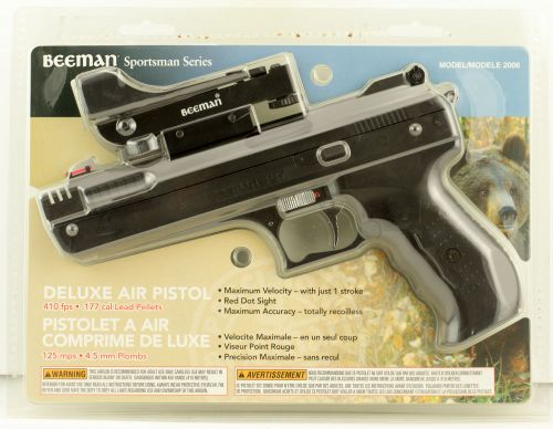 Beeman .177 Caliber Deluxe Pistol w/Red Dot Scope & Syntheti