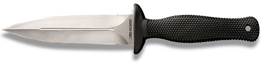 Cold Steel Tactical I Knife w/Fixed Spear Point Blade & Plai