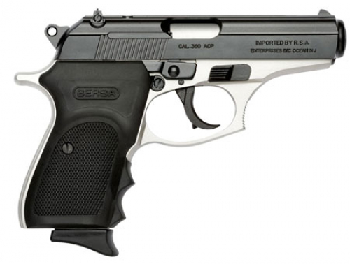 BERSA/TALON ARMAMENT LLC Thunder w/ Rubber Grips Stainless/Silver 3.5 380 ACP Pistol