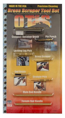 Otis Scraper Set Includes Pick/Slide/Brush/Screwdriver/Brass