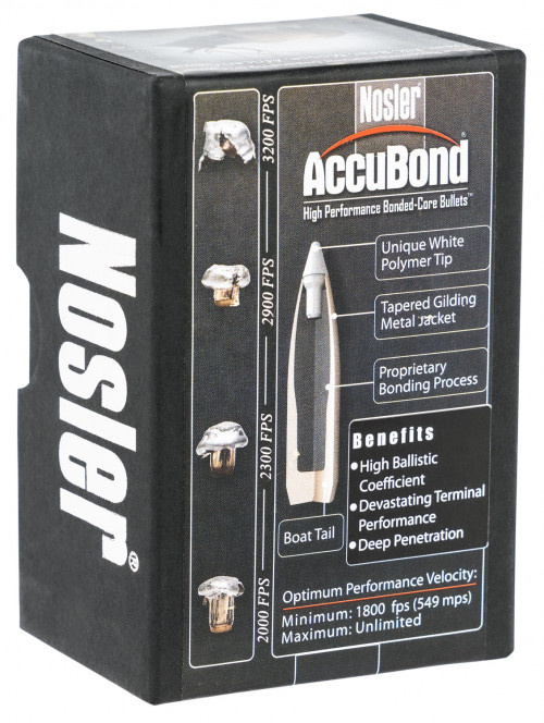 AccuBond Bullets .264 Diameter 130 Grain Spitzer