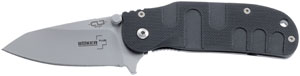 Boker Folding Knife w/Wharnecliffe Blade & Plain Edge - BO590
