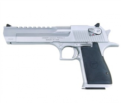 Magnum Research Desert Eagle Mark XIX Pistol 50 AE 6 in. Brushed Chrome 7 r