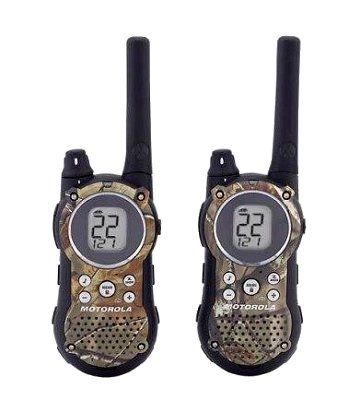 Motorola Realtree 2-Way Radio w/20 Mile Range & 2 NIHM Recha