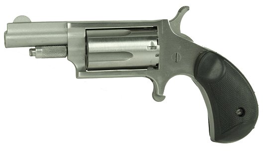 North American Arms Mini Black/Stainless 1.63 22 Magnum / 22 WMR Revolver