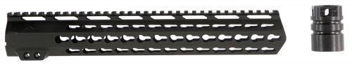 Aim Sports AR Rifle Keymod Handguard 6061-T6 Aluminum Black Hard Coat Anodized 13.5