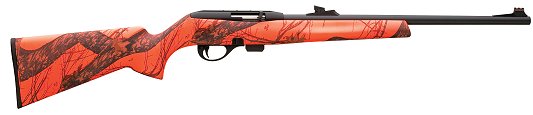 Remington 597 .22 LR  w/20 Barrel & Mossy Oak Blaze Orange Stock