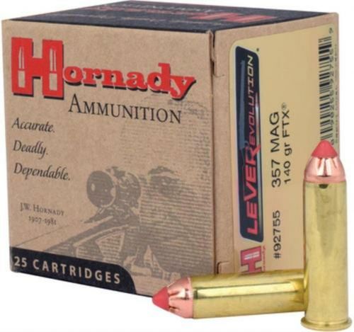 Hornady LeverEvolution 357 MAG 140 Grain Flex Tip 25rd box