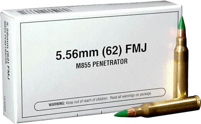 Winchester 5.56 NATO 62 Grain Full Metal Jacket 20rd box