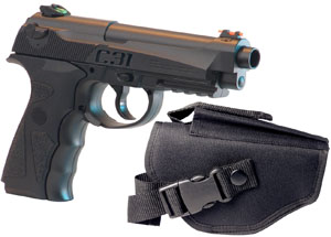 Crosman 18 Round .177 CO2 Pistol w/Black Finish