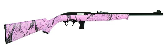 Mossberg & Sons Plinkster 22 LR  Pink Marbled