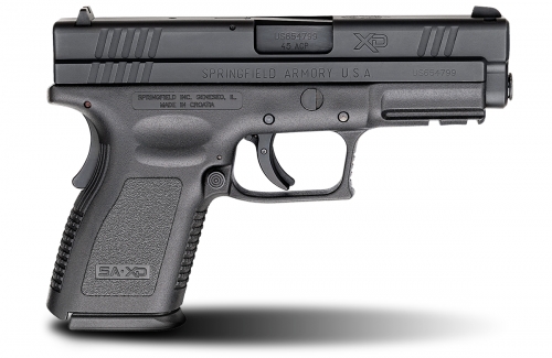 Springfield Armory XD9649SP06 XD Compact 45 ACP 4 10+1Blk Poly Grip/SS Slide
